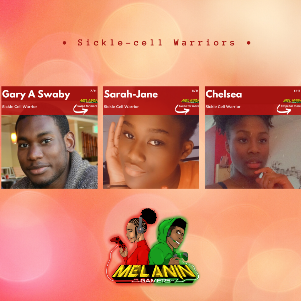members of melanin gamers living with sickle cell